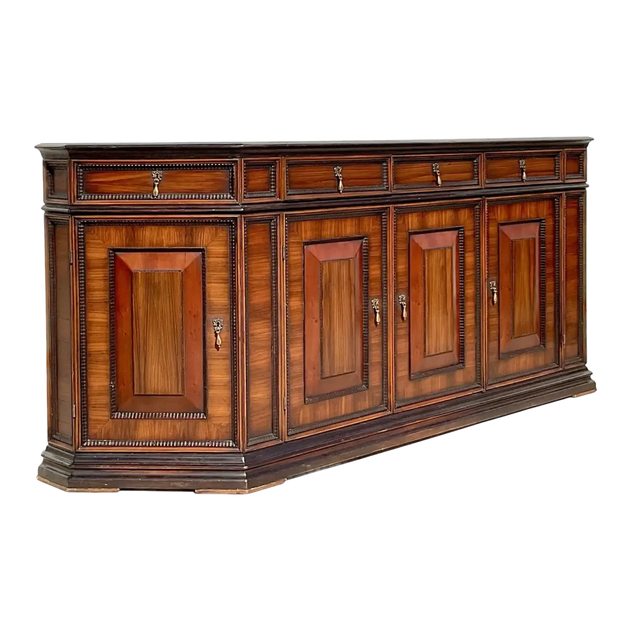 Vintage Boho Alphonso Marina Paneled Credenza