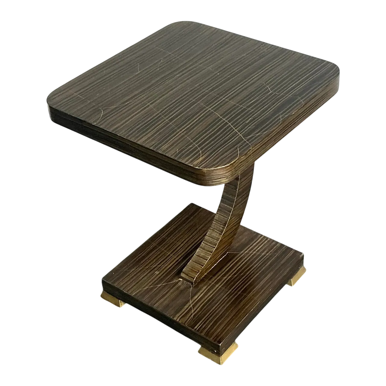 Vintage Boho Amy Howard Gilt Tipped Side Table