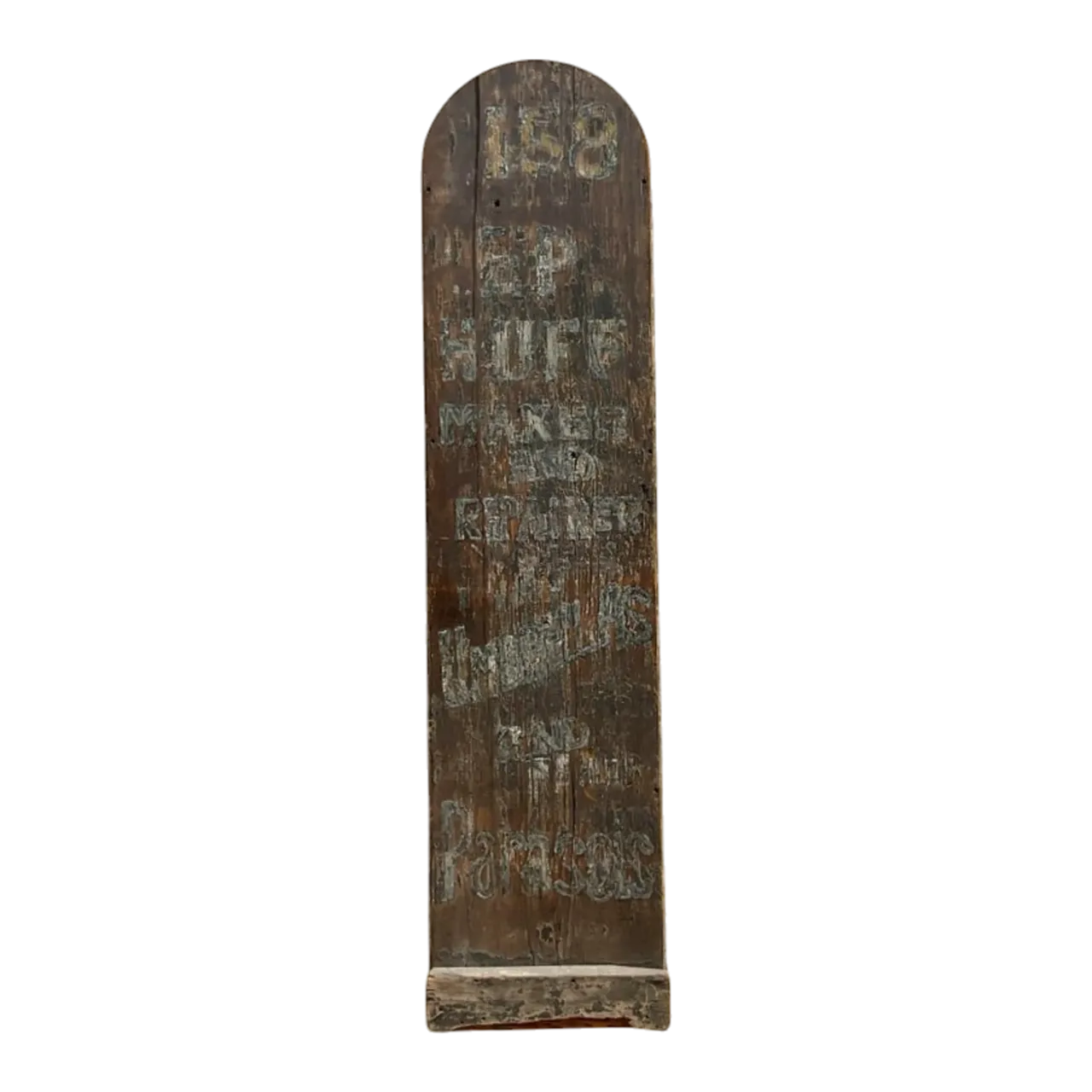 Vintage Boho Folk Art Blade Sign