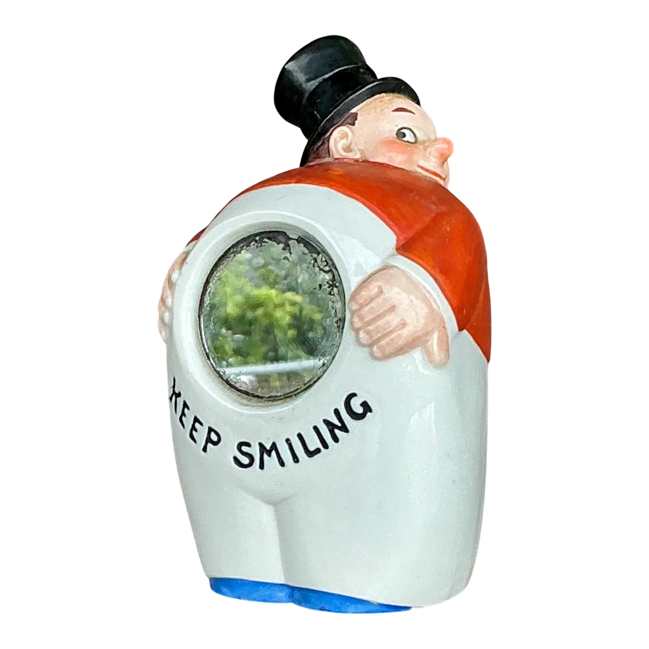 Vintage Boho German Painted Flask