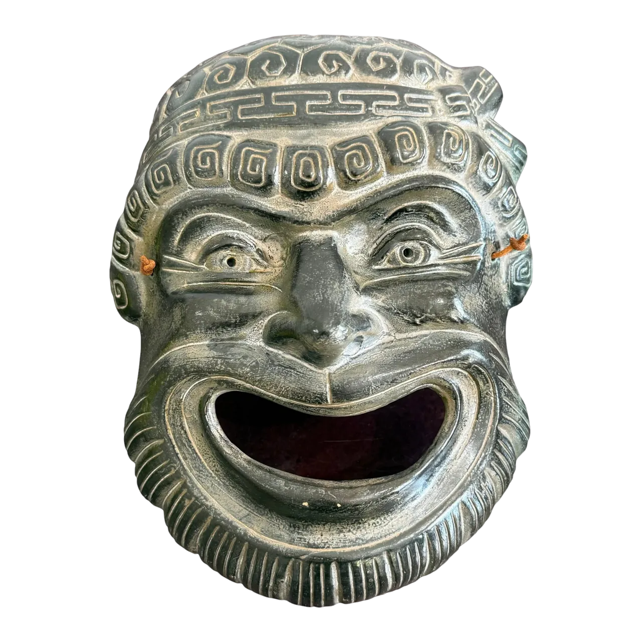 Vintage Boho Greek Comedy Face Mask