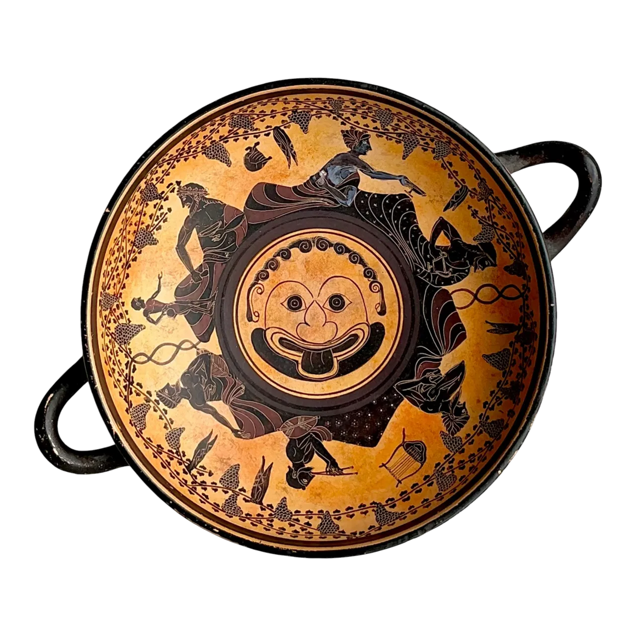 Vintage Boho Greek Erotic Art Bowl