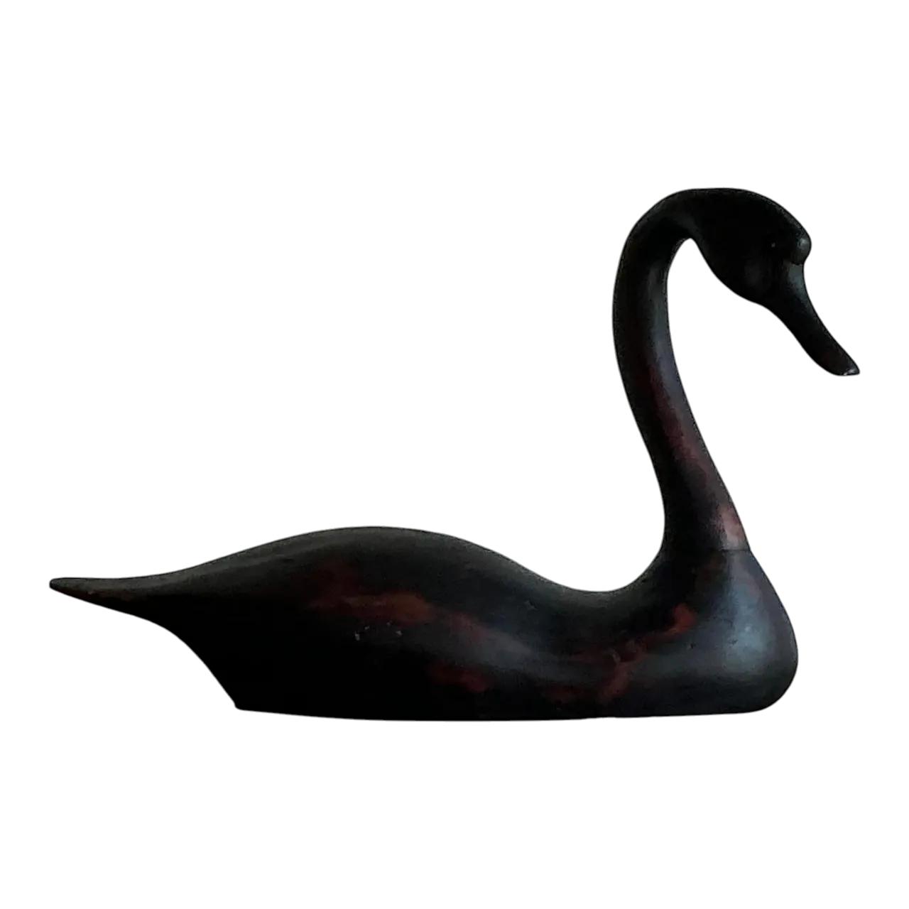 Vintage Boho Life Size Swan Decoy