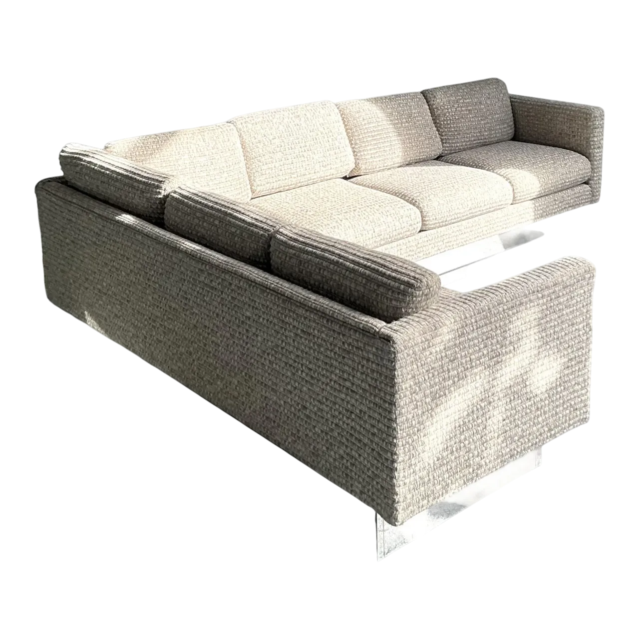 Vintage Boho Milo Baughman for Forecast Furniture Sectional Sofa