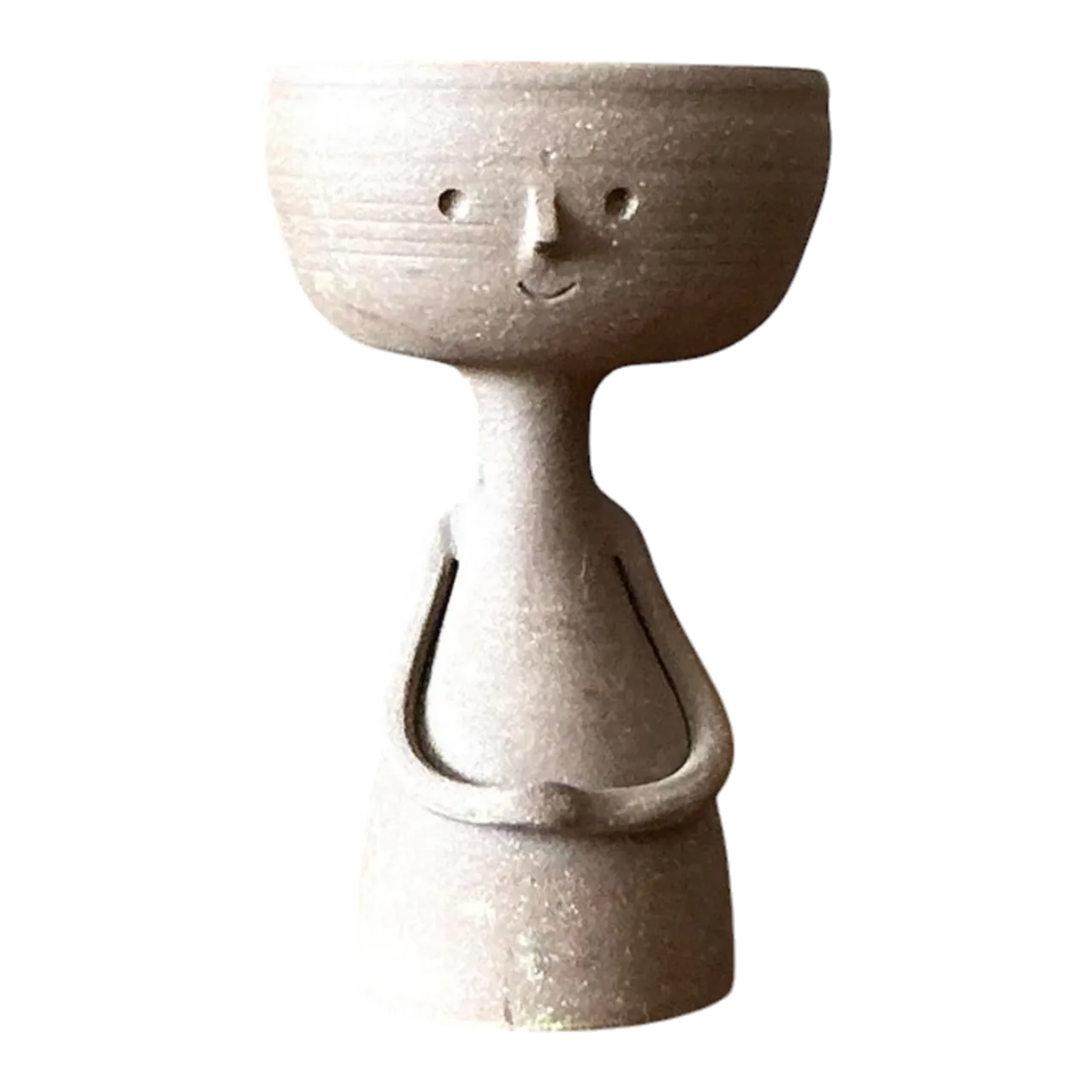 Vintage Boho Original Studio Pottery Figurative Bowl