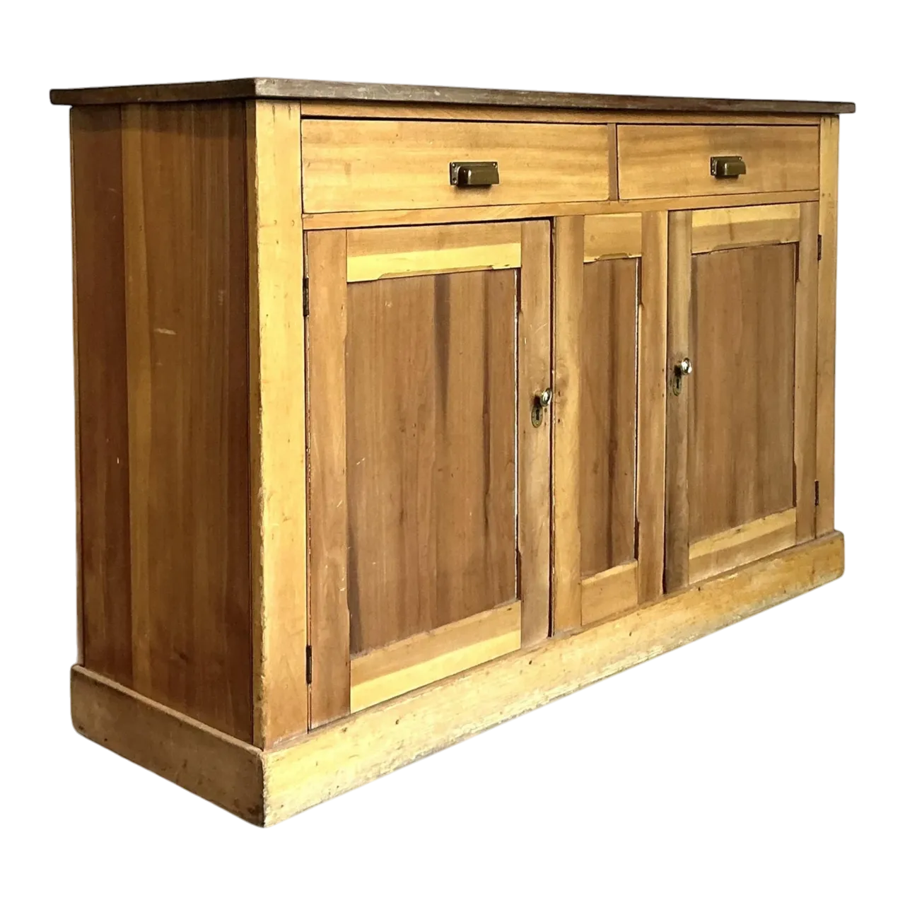 Vintage Boho Pine Sideboard