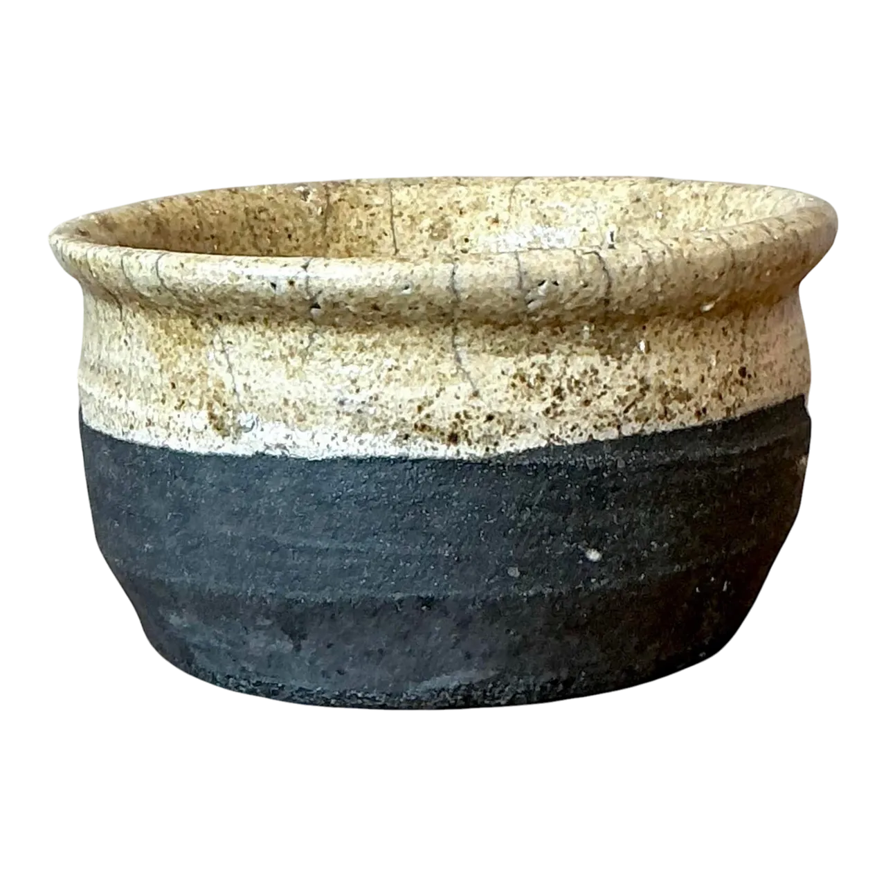 Vintage Boho Studio Pottery Bowl - Ceramic, 4.5W x 3H