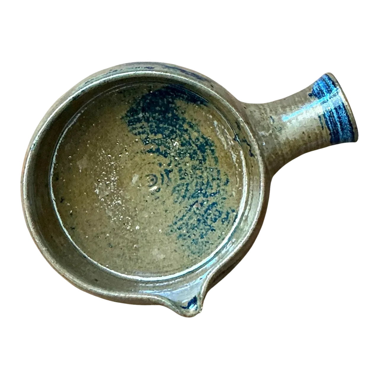 Vintage Boho Studio Pottery Bowl - Ceramic, 9W x 2.5H