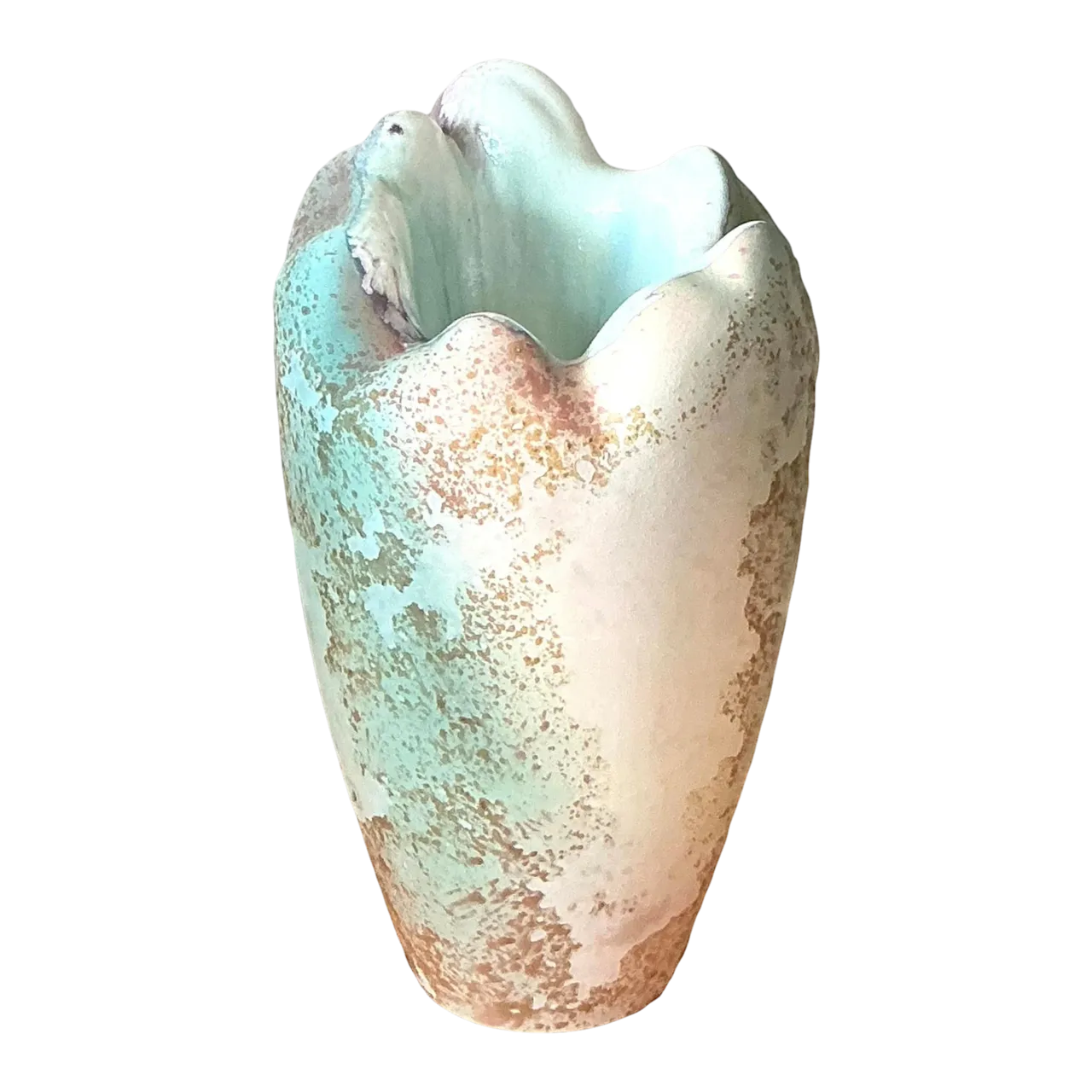 Vintage Boho Textured Vase by Tony Evans