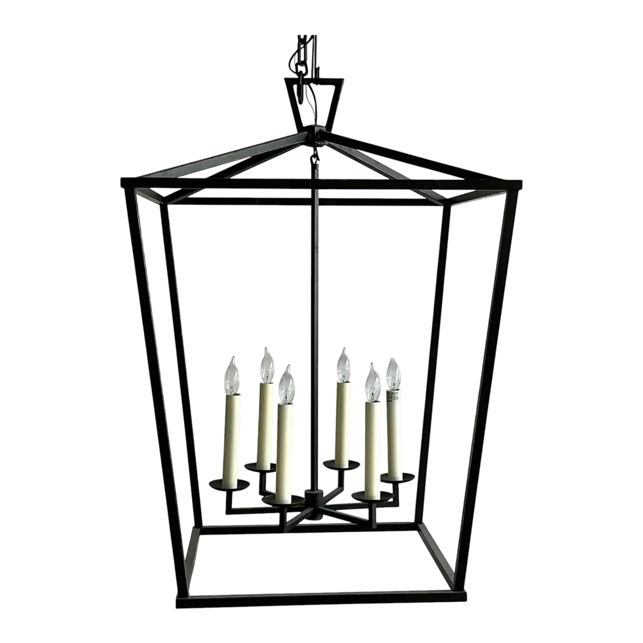 Vintage Contemporary Monumental Frame Lantern