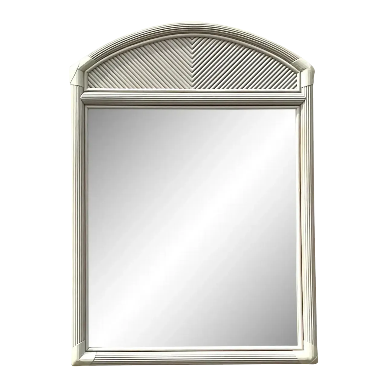 Vintage Costal Pencil Reed Mirror