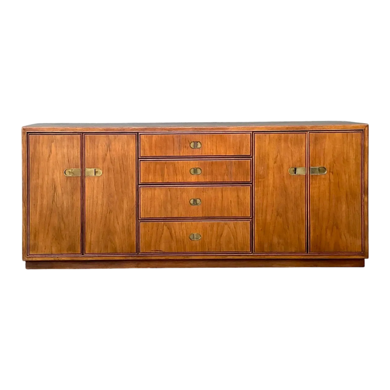 Vintage Drexel Brass Pull Dresser