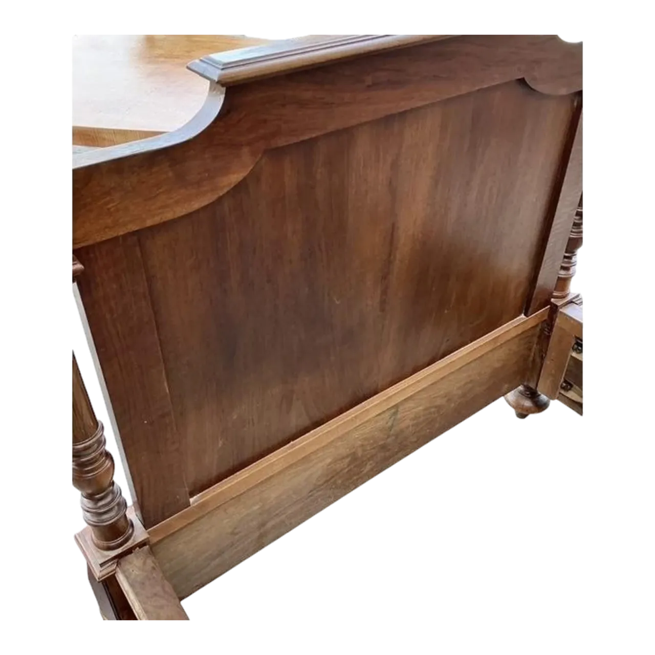 Vintage Eastlake Carved Wood Twin Bed
