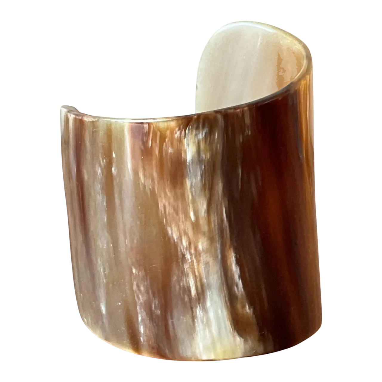 Vintage Faux Buffalo Horn Resin Cuff