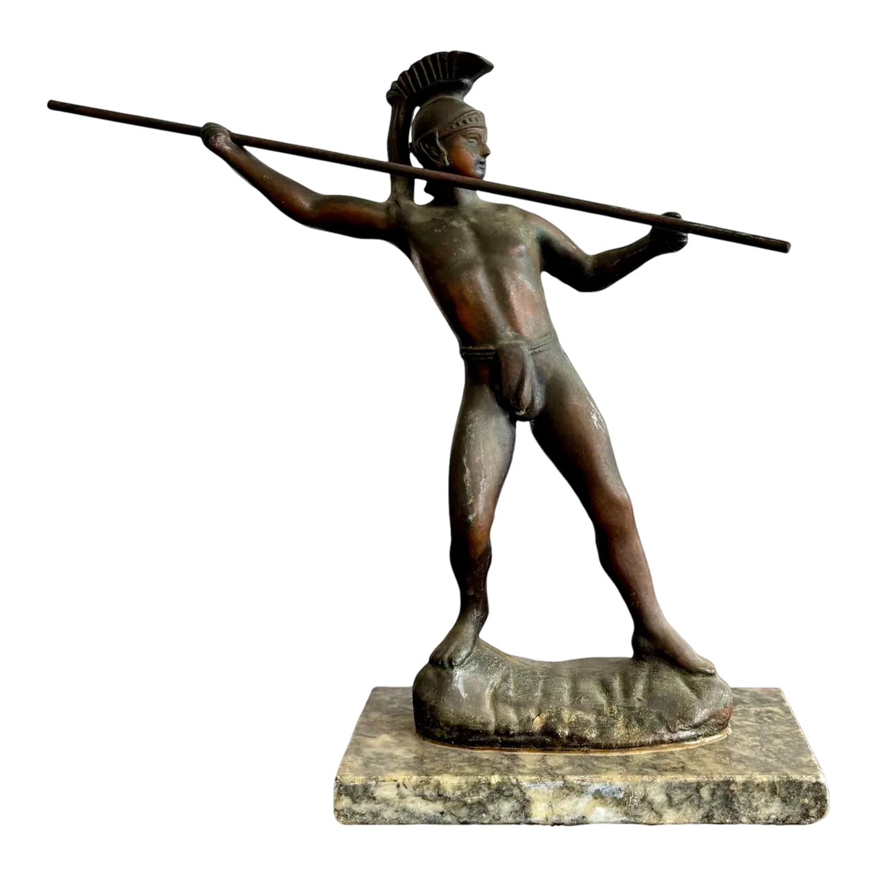 Vintage Grand Tour Bronze Gladiator Statue
