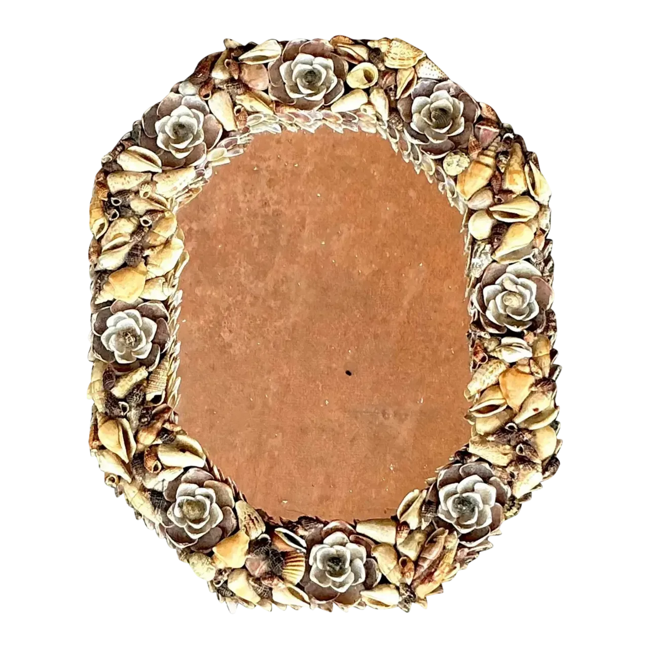 Vintage Hand Made Shell Mirror