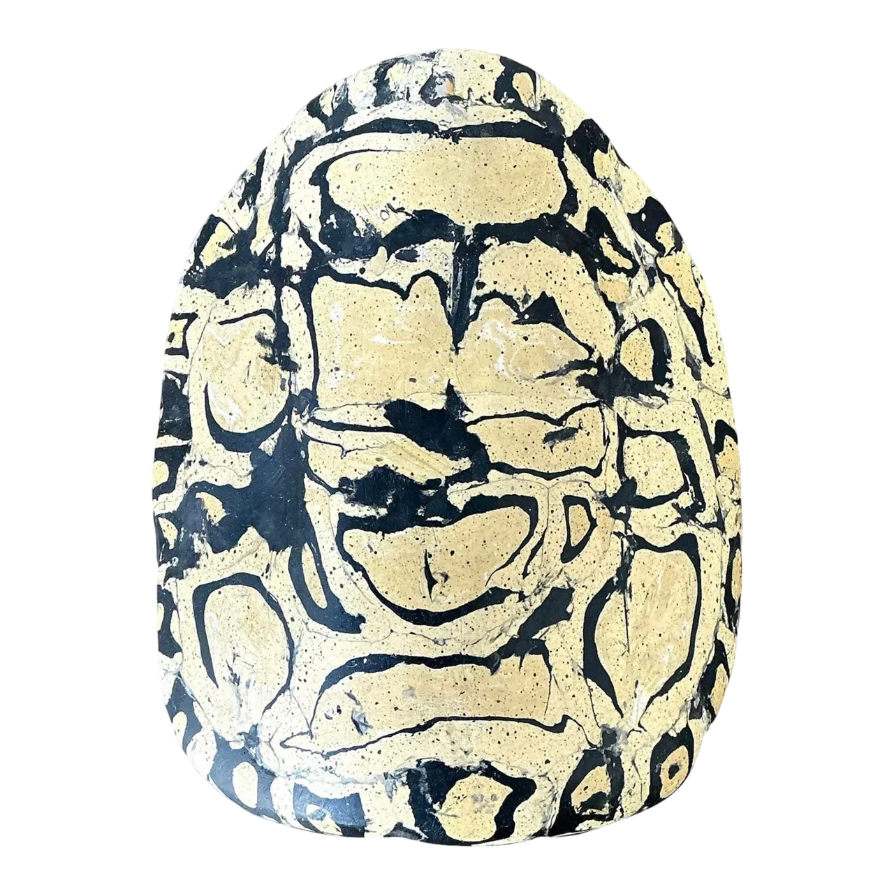 Vintage Italian Scagliola Pigmented Plaster Turtle Shell