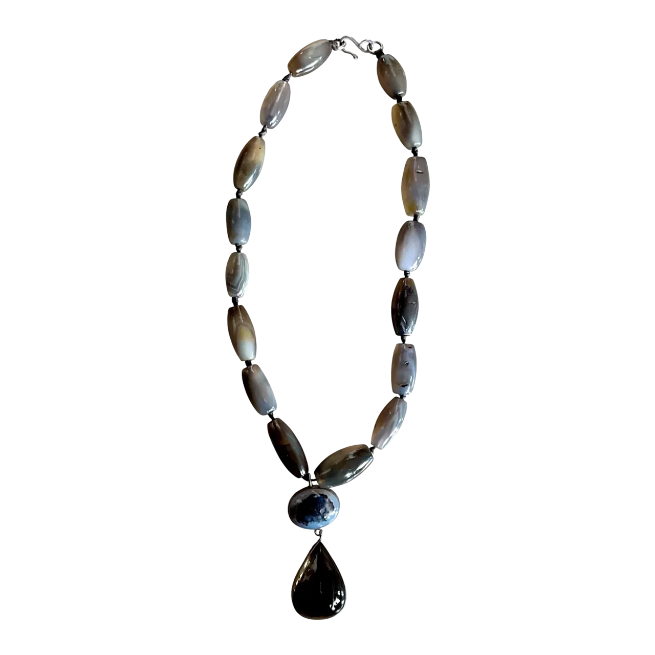 Vintage Jane Diaz Gemstone Beaded Necklace