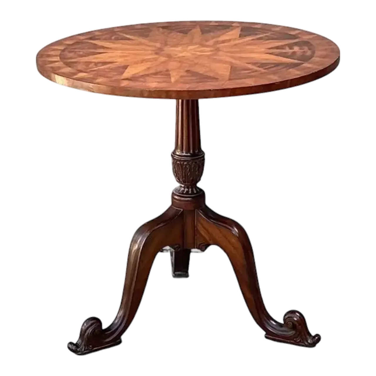 Vintage Maitland Smith Inlay Side Table