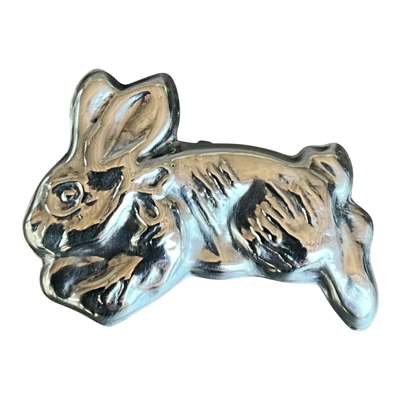 Vintage Mexican Sterling Silver Hopping Bunny Rabbit