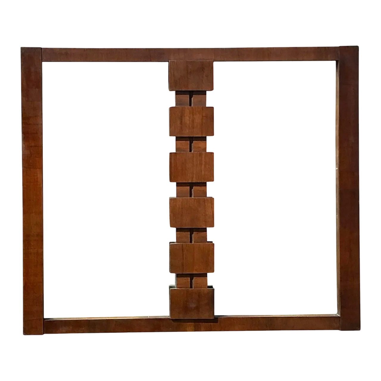 Vintage Mid-Century Modern Brutalist Mirror