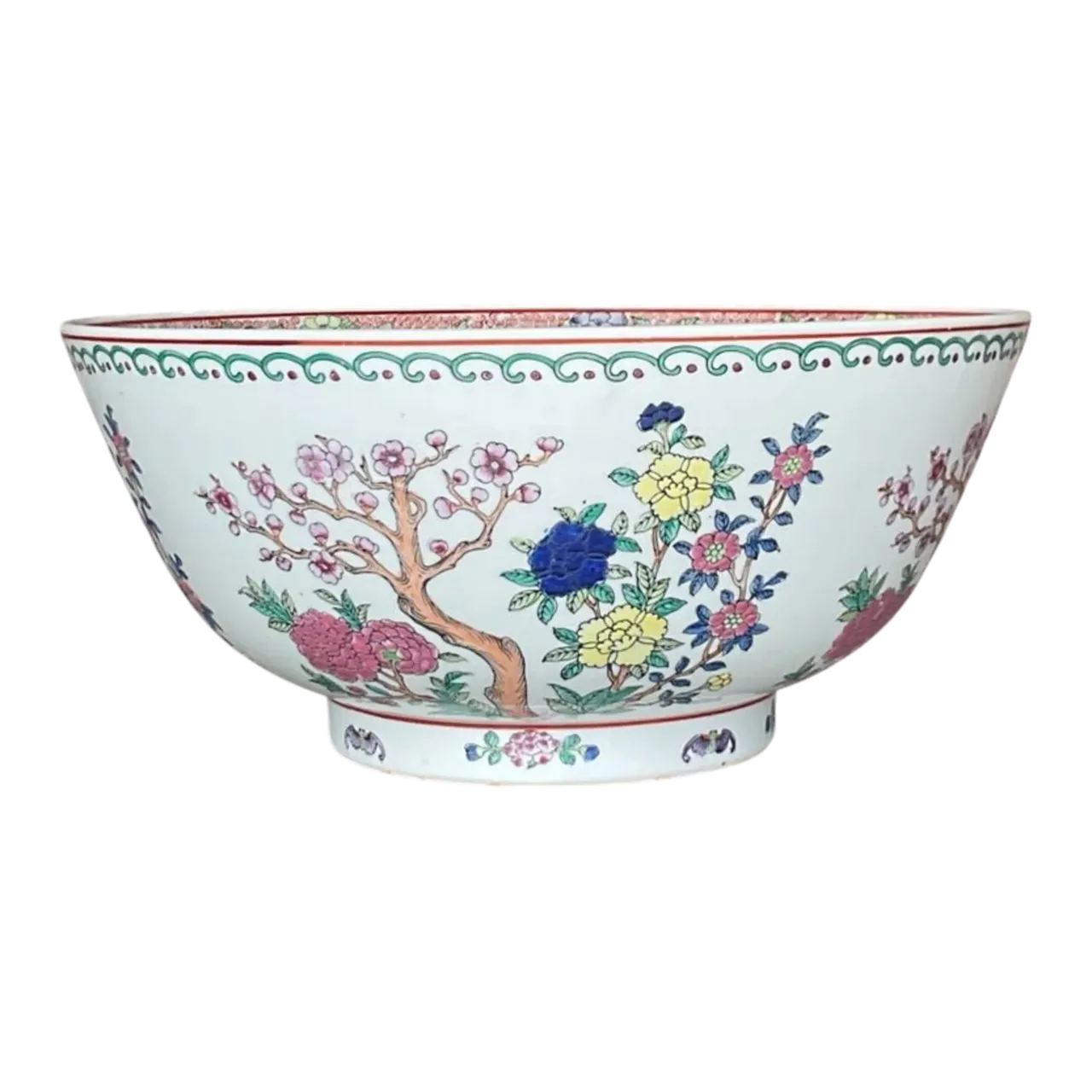Vintage Monumental Boho Asian Bowl