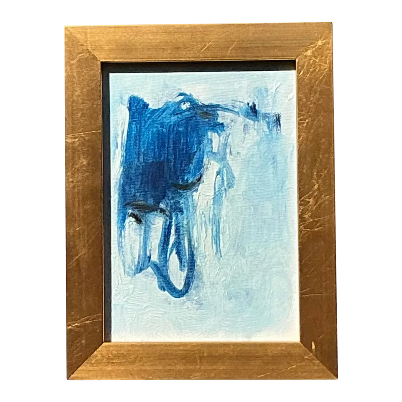 Vintage Original Abstract Oil Painting on Board
