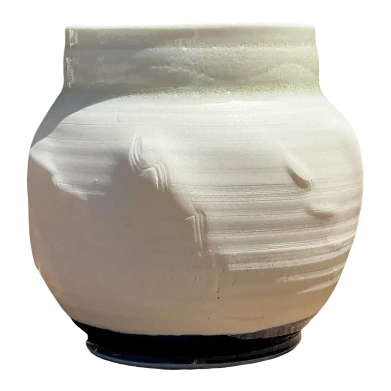 Vintage Original Studio Pottery Vase - Pottery, 4.5W x 8.25H