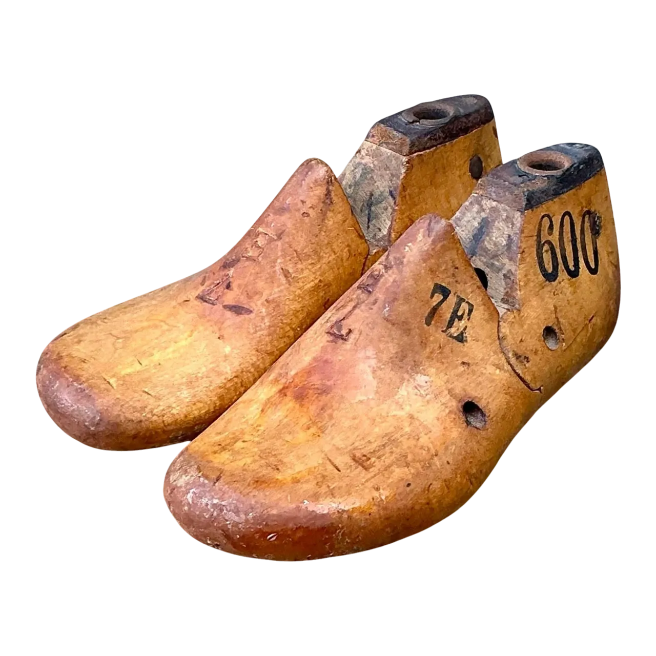 Vintage Patinated Show Lasts - Set of 2