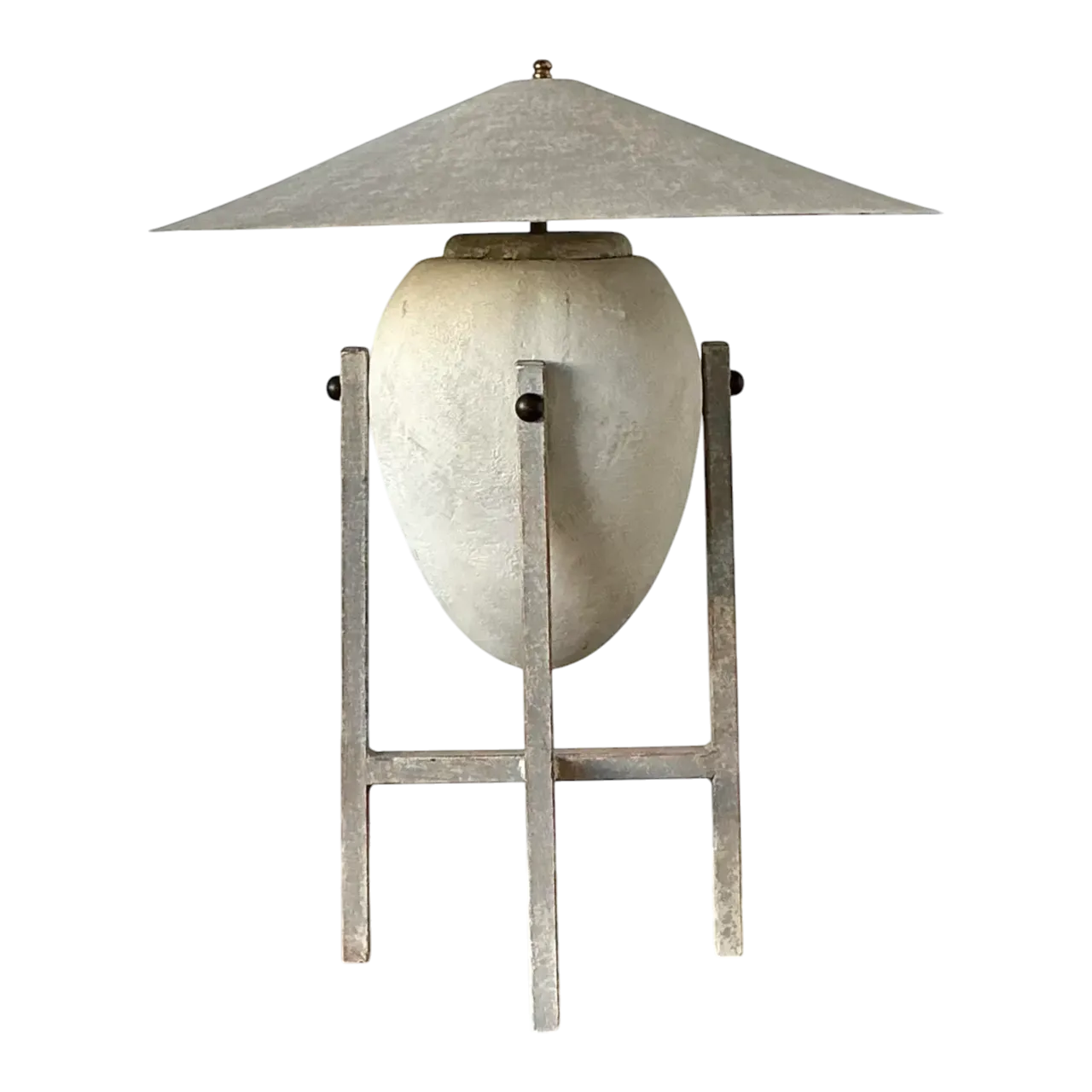Vintage Postmodern Table Lamp After Max Blumberg