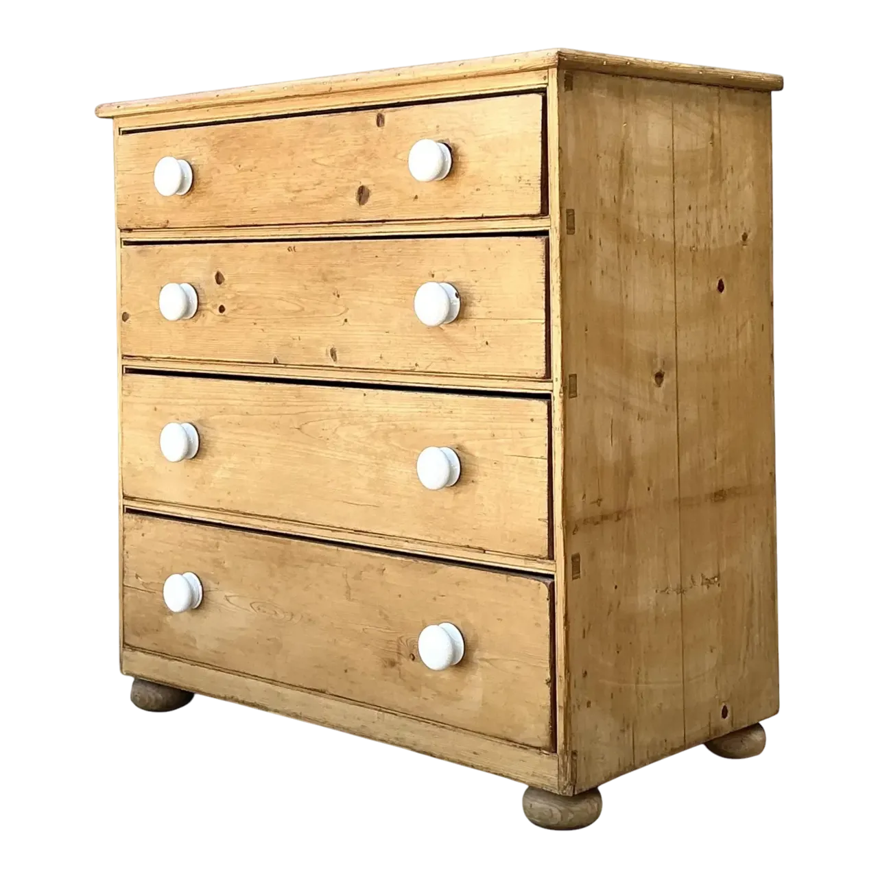 Vintage Primitive Pine Chest of Drawers