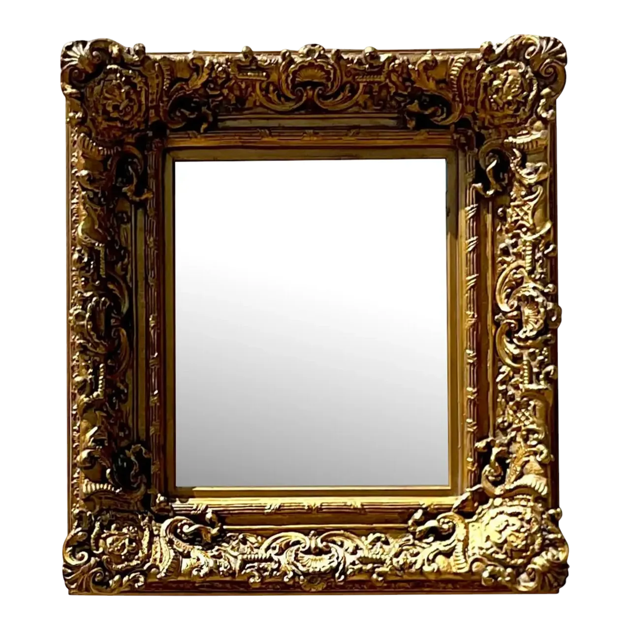 Vintage Regency Carved Gilt Wood Mirror