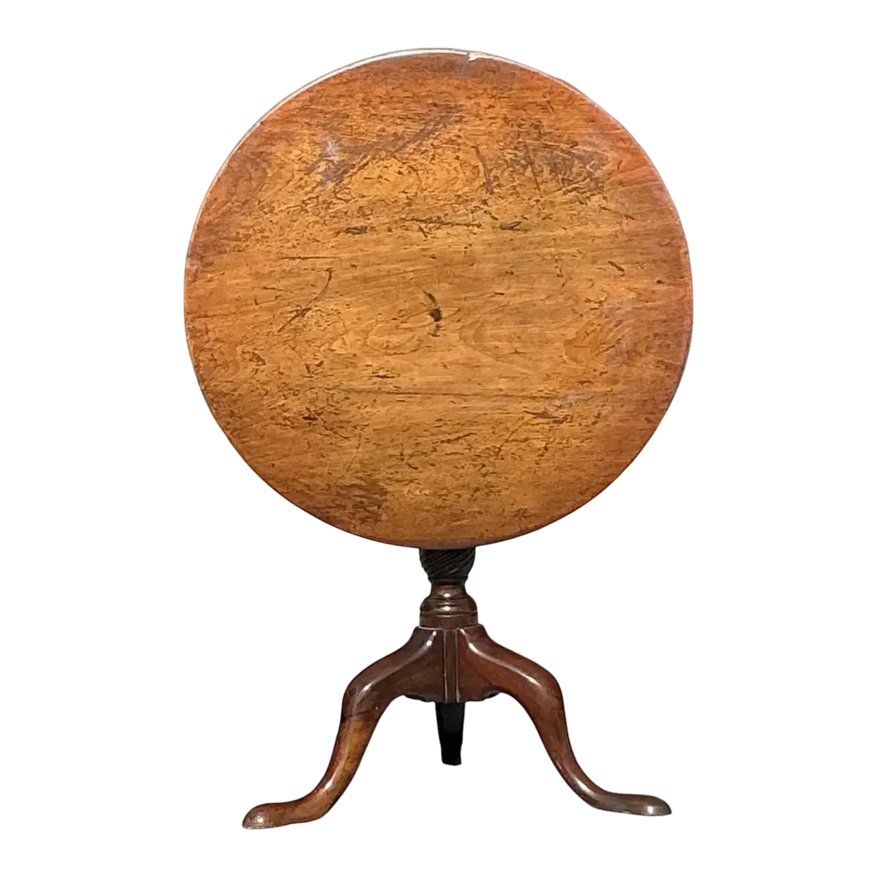 Vintage Regency Tilt Top Side Table