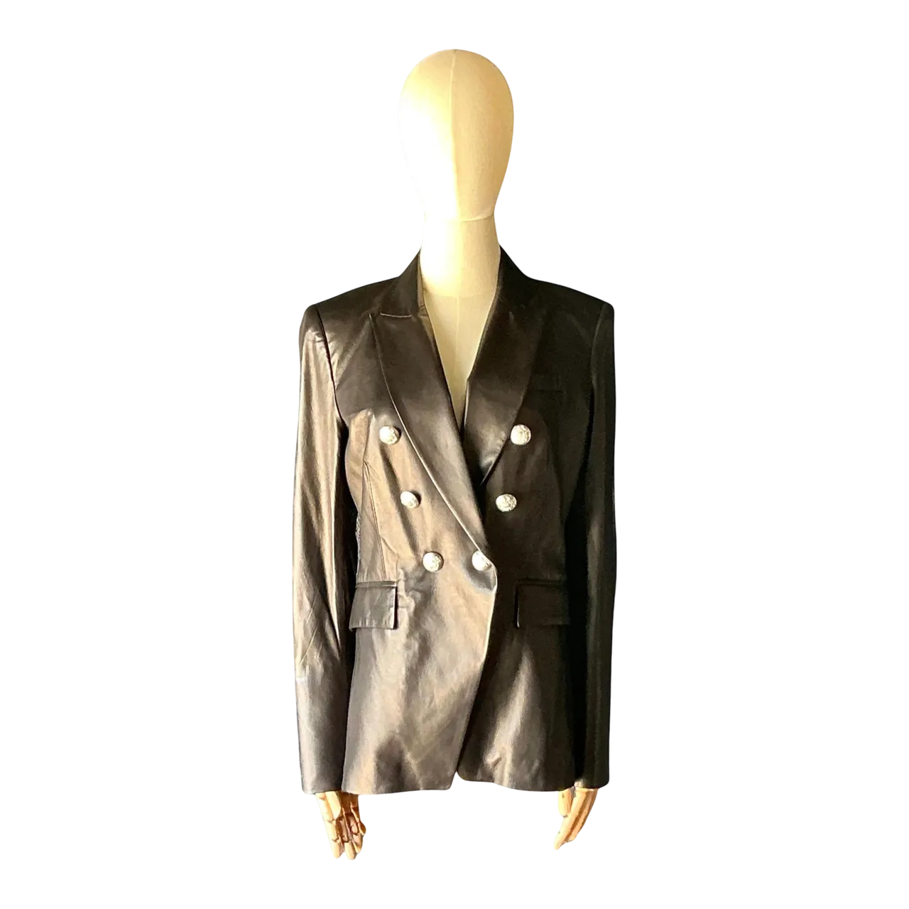 Vintage Veronica Beard Black Leather Jacket