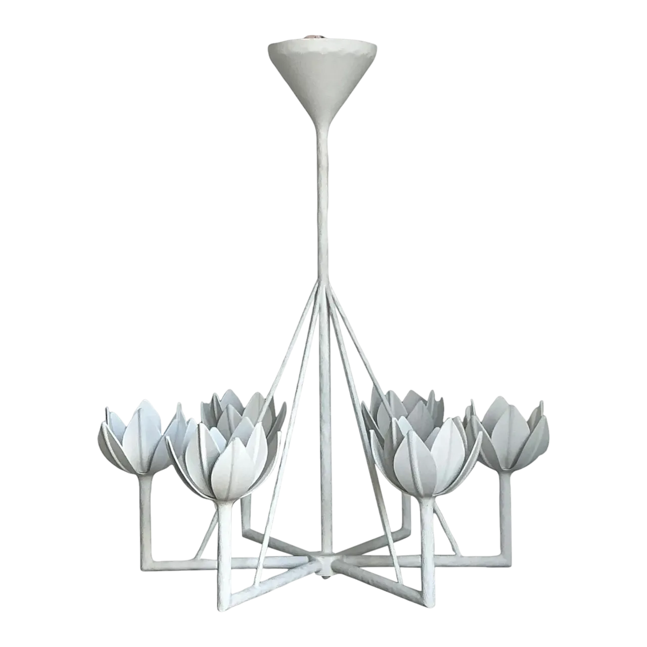 Vintage Visual Comfort Small Single Tier “Alberto” Chandelier