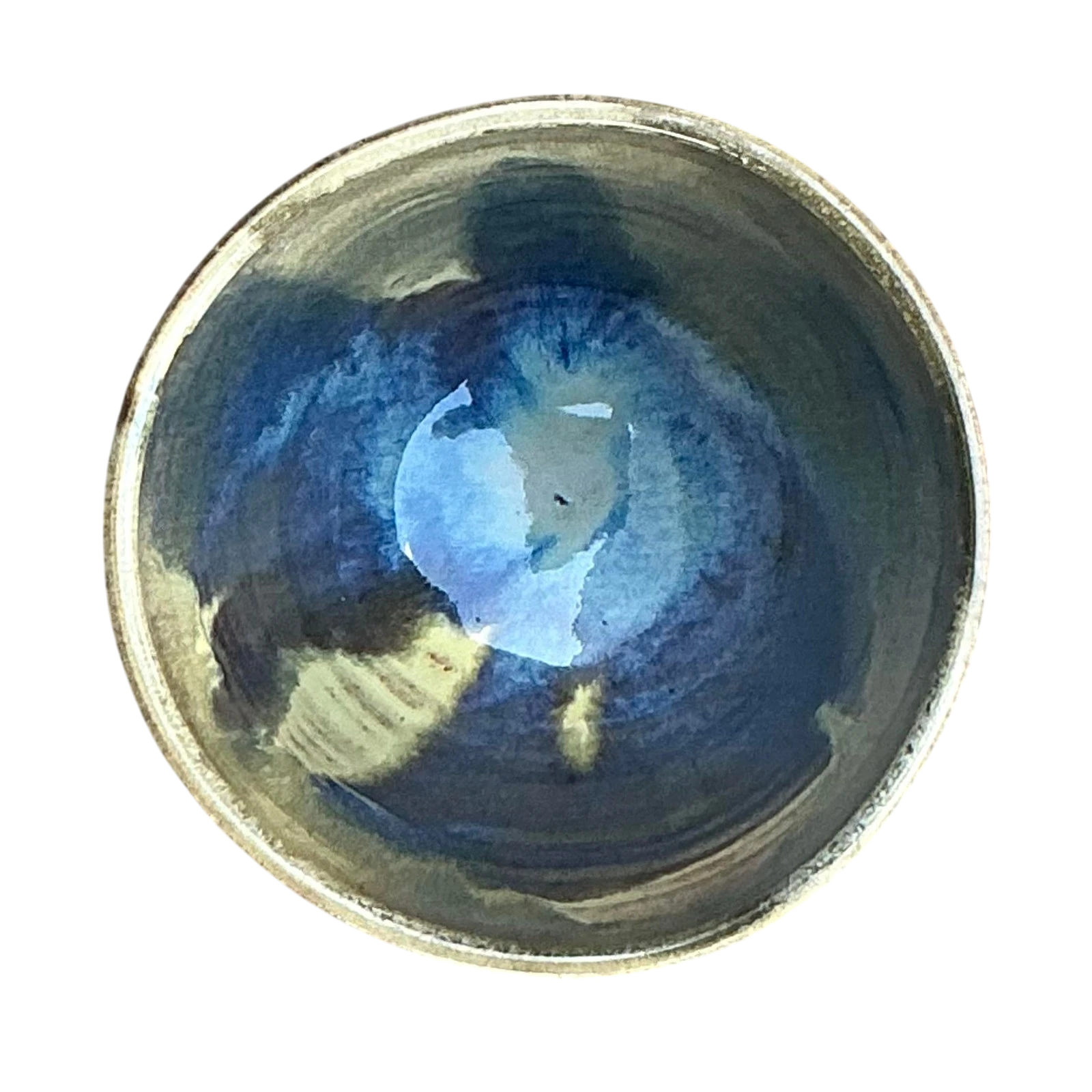 Vintage Boho Original Studio Pottery Bowl - Ceramic, 5W x 4H — additional photo 1