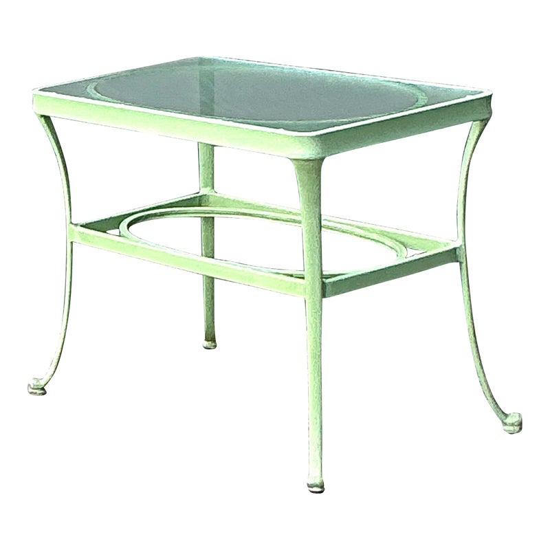 Vintage Boho Brown Jordan “Florentine” Side Table