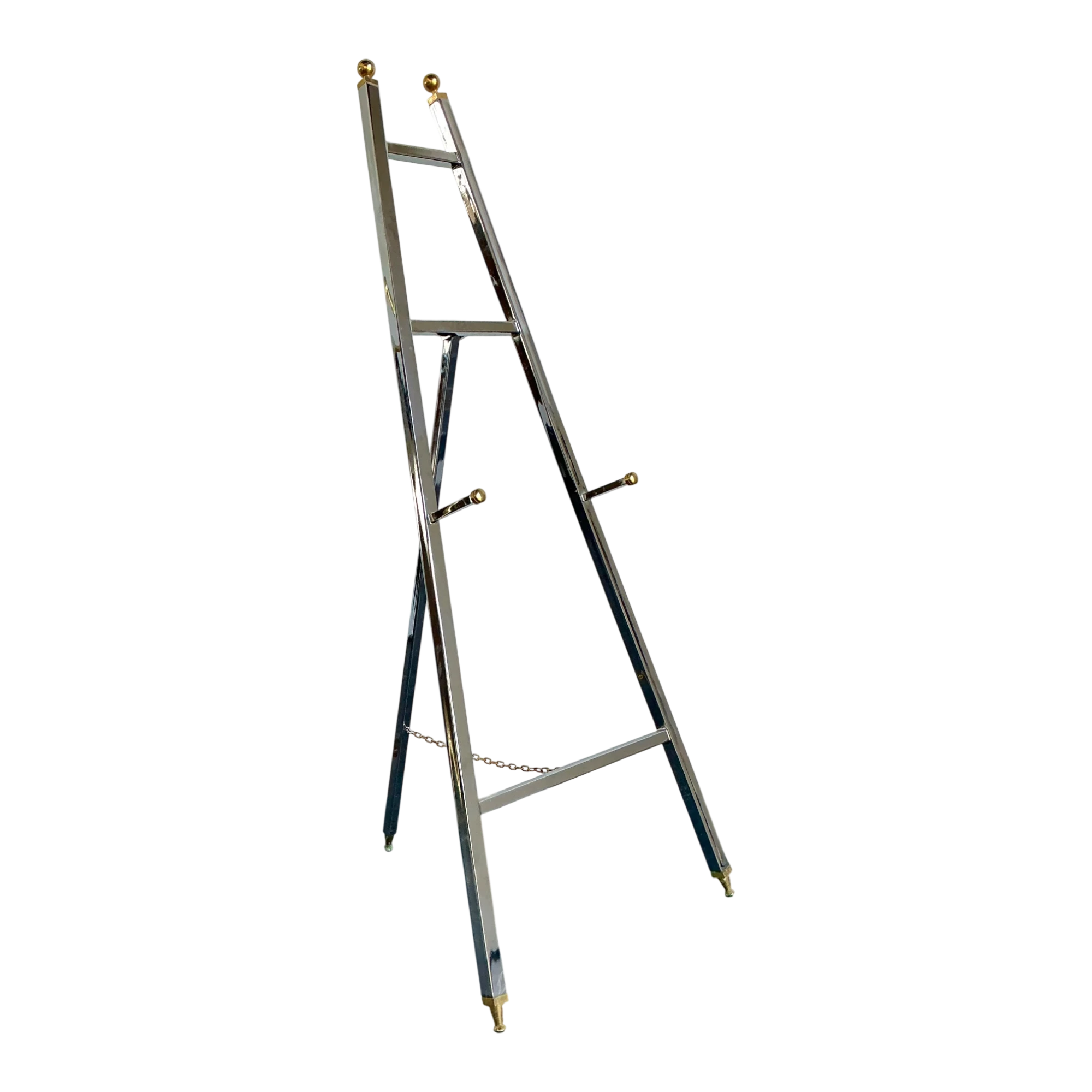 Vintage Chrome and Brass Easel — additional photo 1