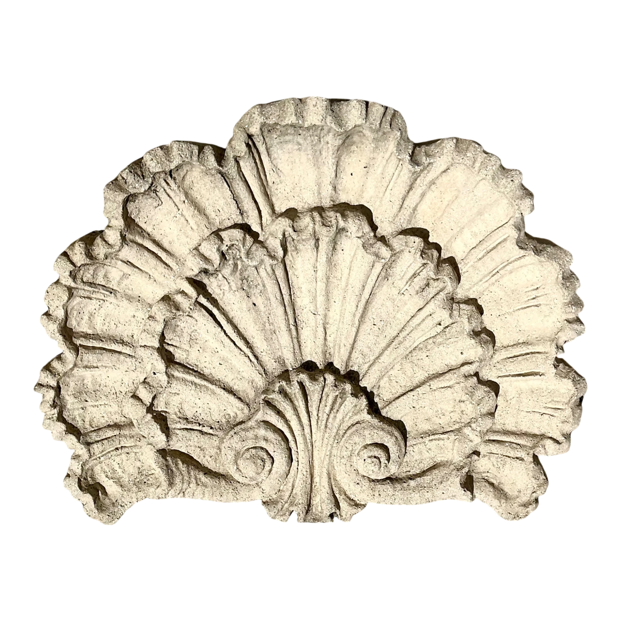 Vintage Concrete Shell Wall Plaque — additional photo 1