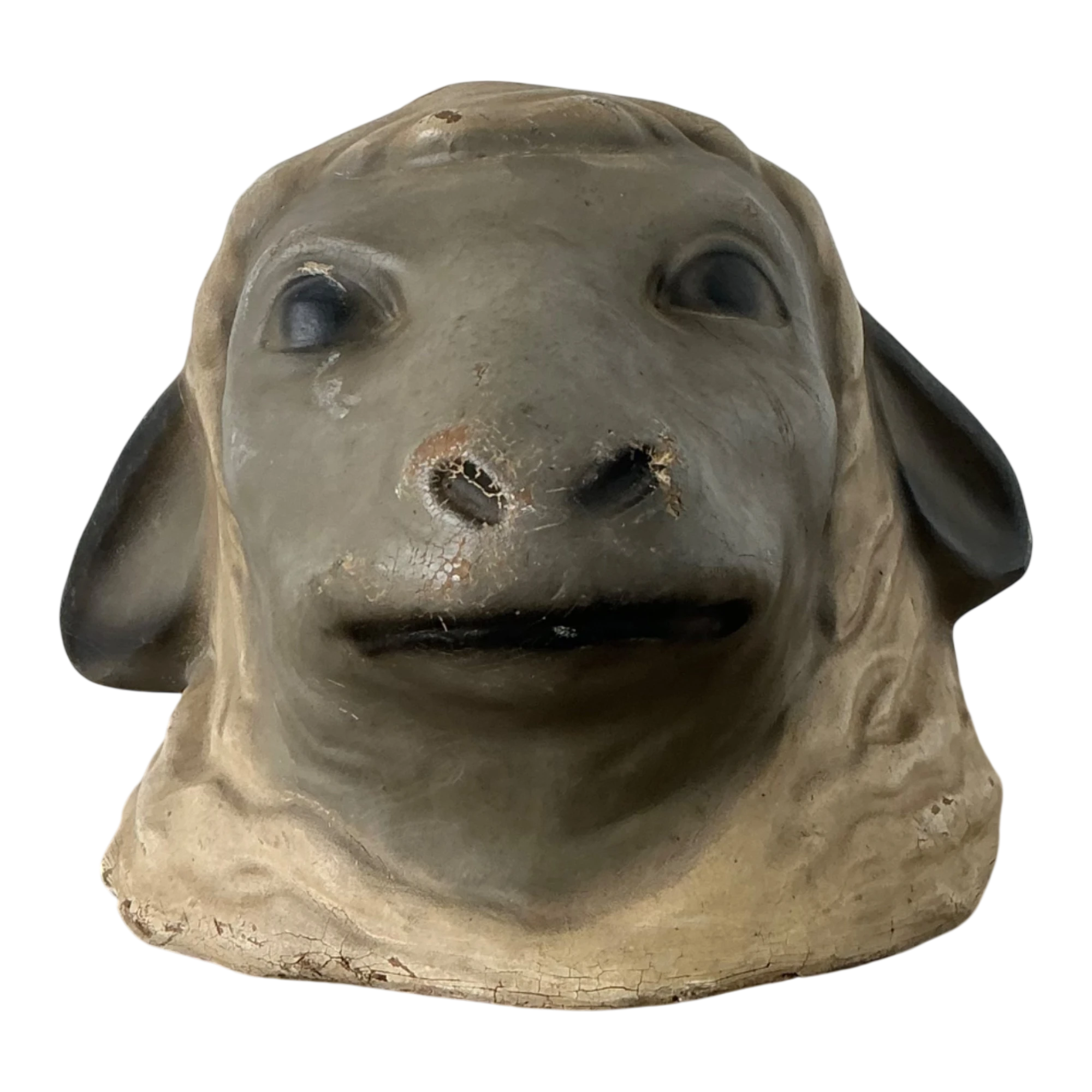 Vintage Painted Ram Bust — additional photo 1