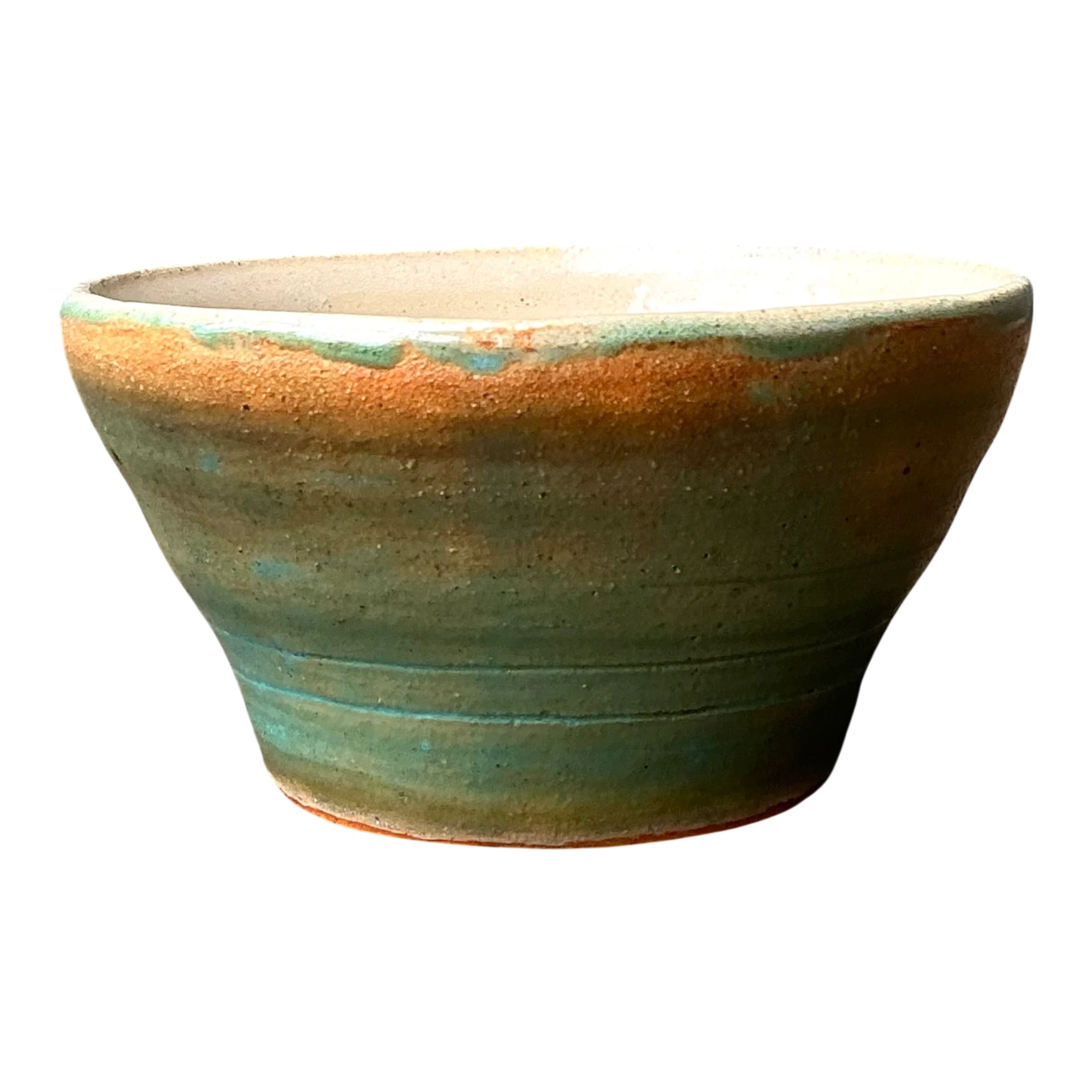 Vintage Studio Pottery Green Bowl