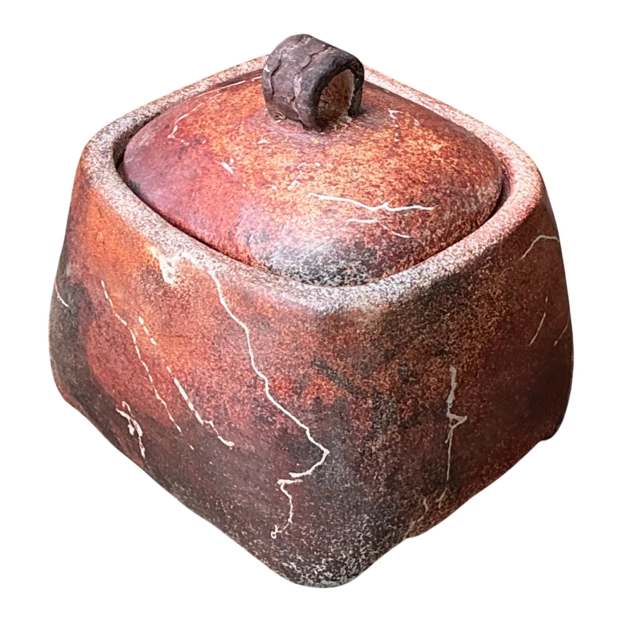 Vintage Studio Pottery Lidded Ceramic Jar — additional photo 1