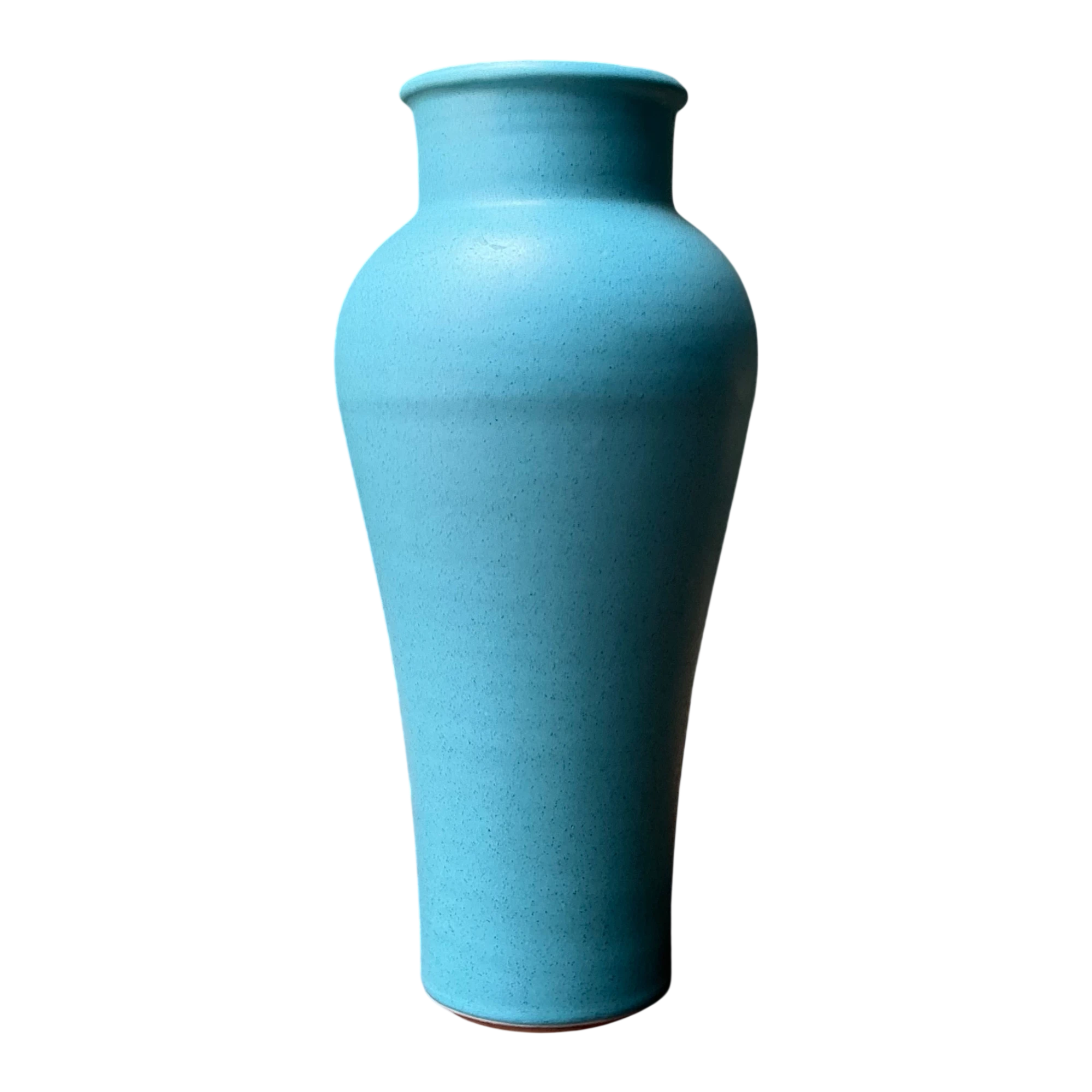 Vintage Studio Pottery Blue Vase — additional photo 1