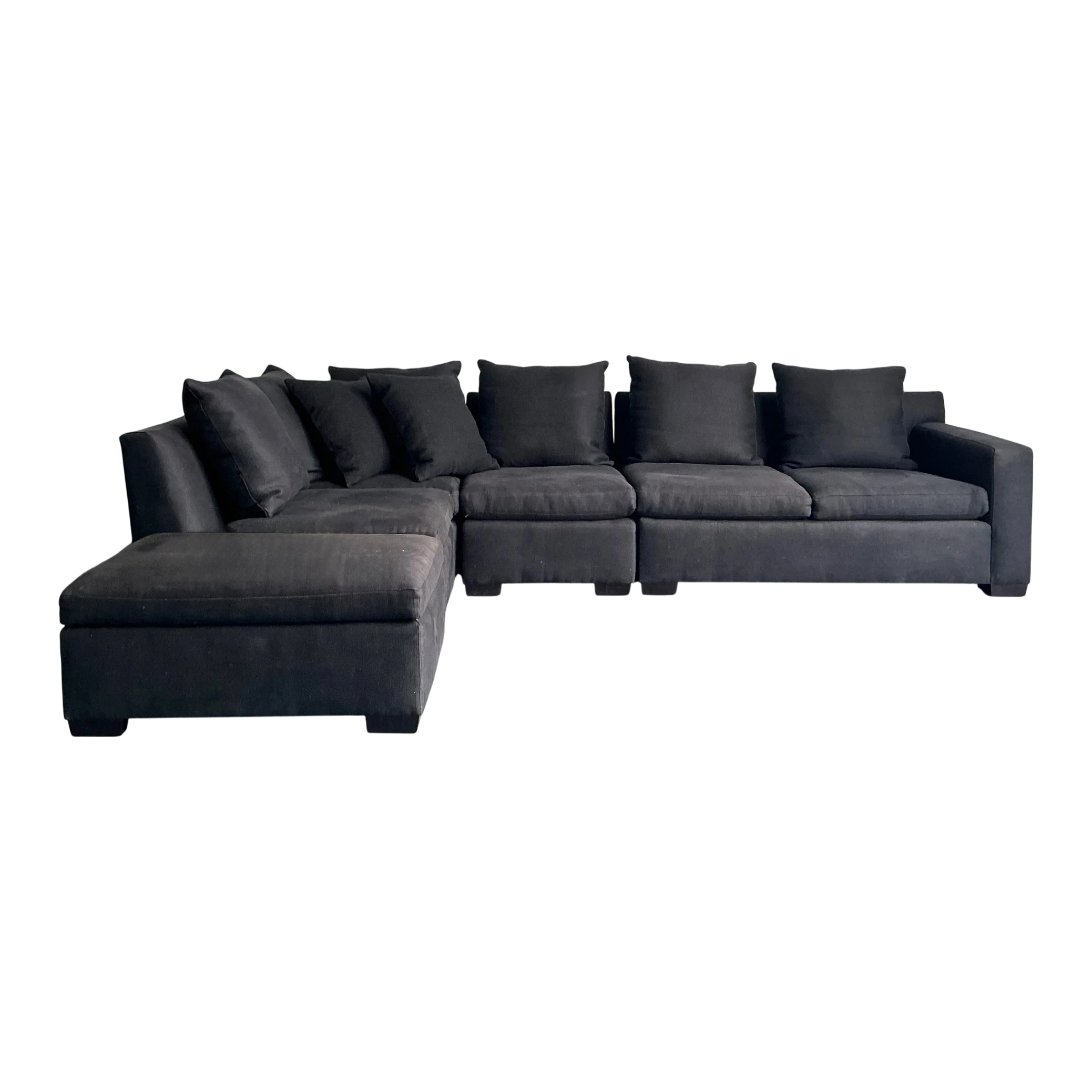 Vintage Ralph Lauren Upholstered Modular Sectional Sofa - Detail view