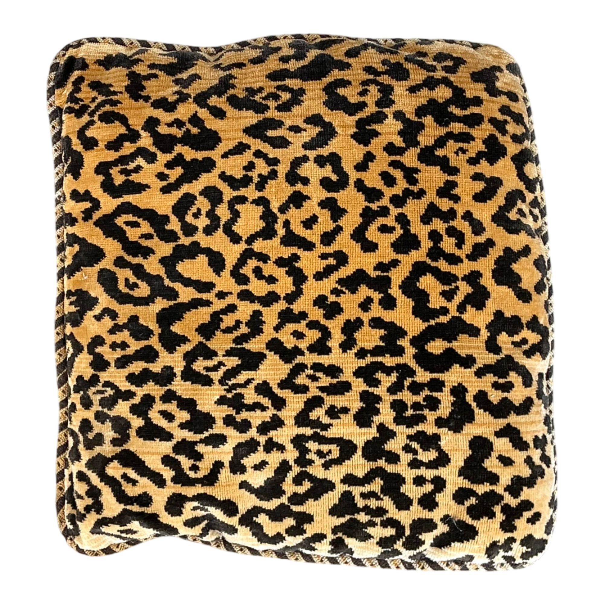 Vintage Scalamandre Leopard Throw Pillow — additional photo 1