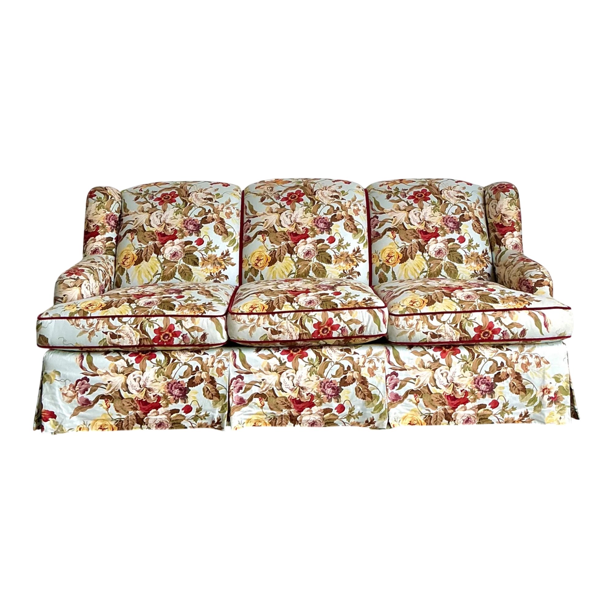 Vintage High Back Sofa In House Of Hackney Chintz — additional photo 1