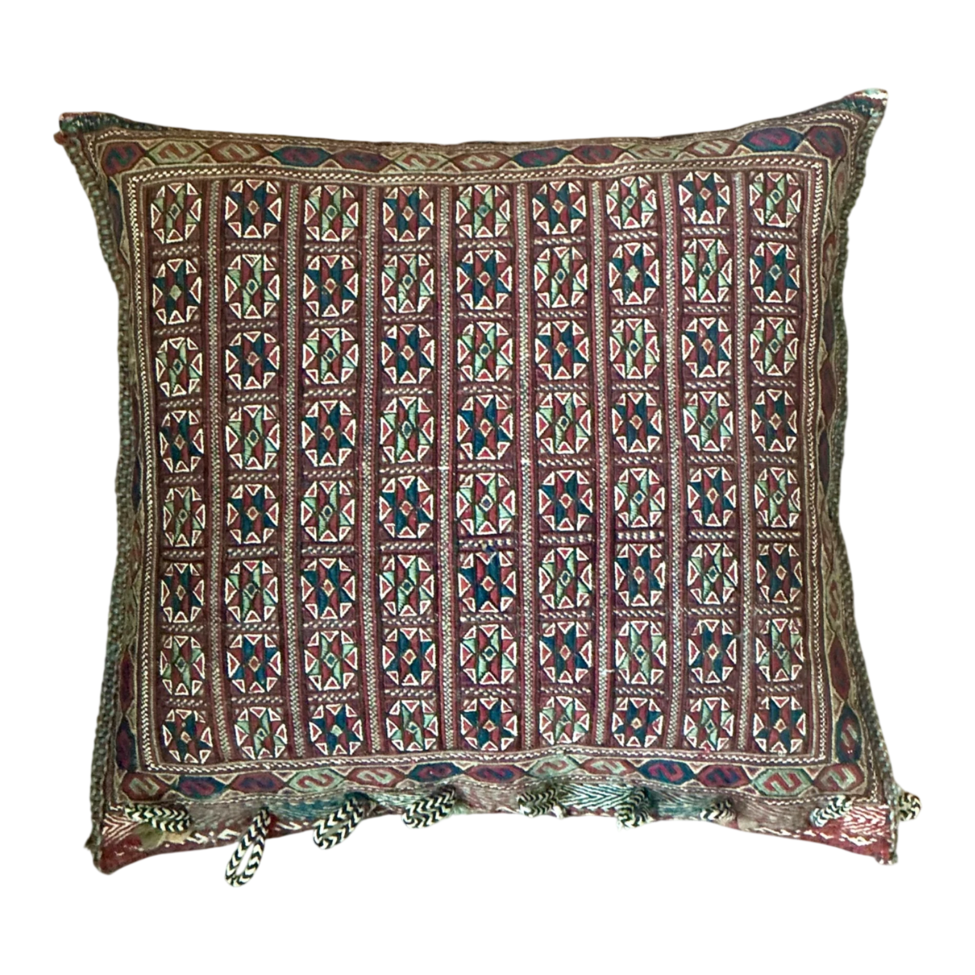 Vintage Monumental Kilim Throw Pillow — additional photo 1