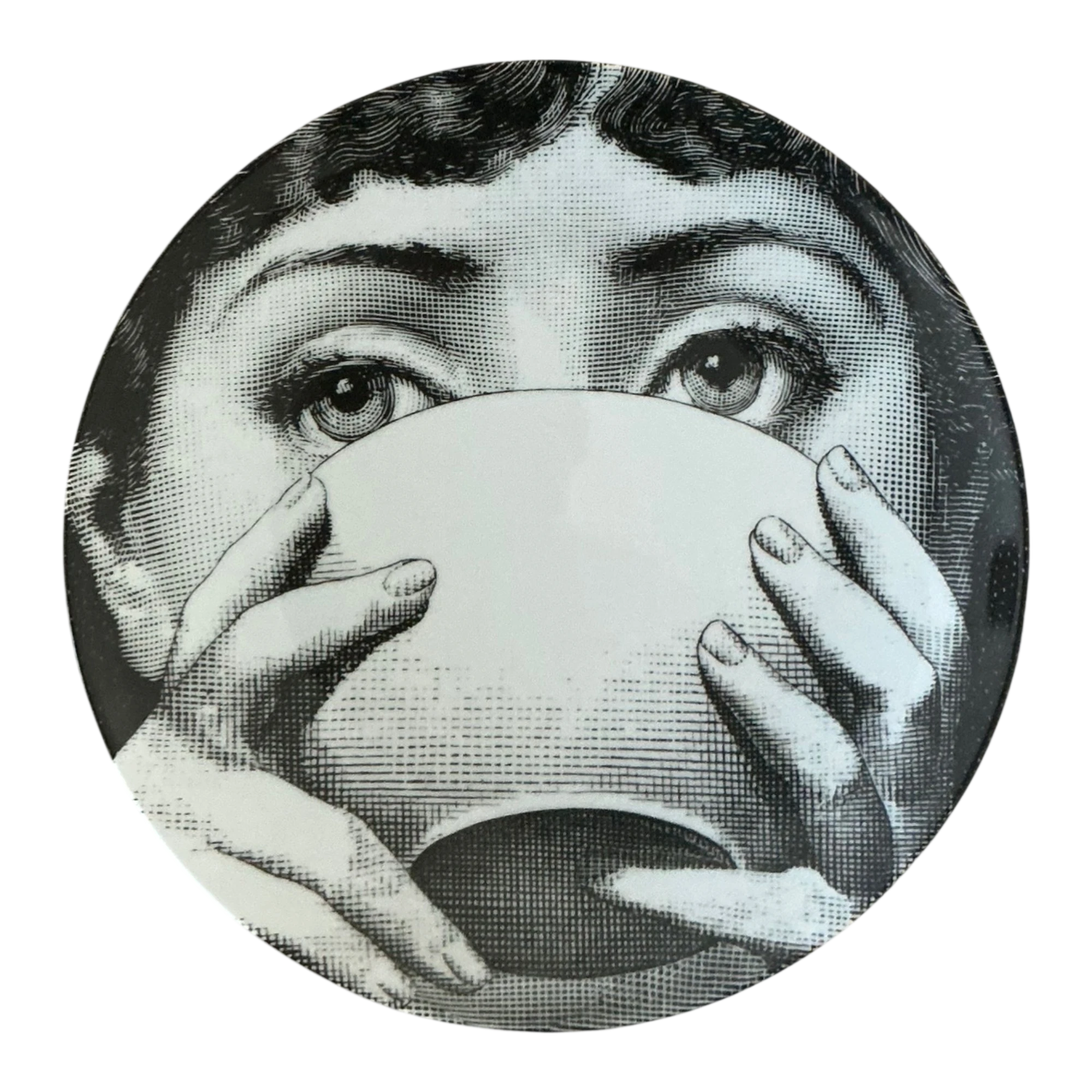 Vintage Fornasetti Tema e Variazioni Plate - Detail view