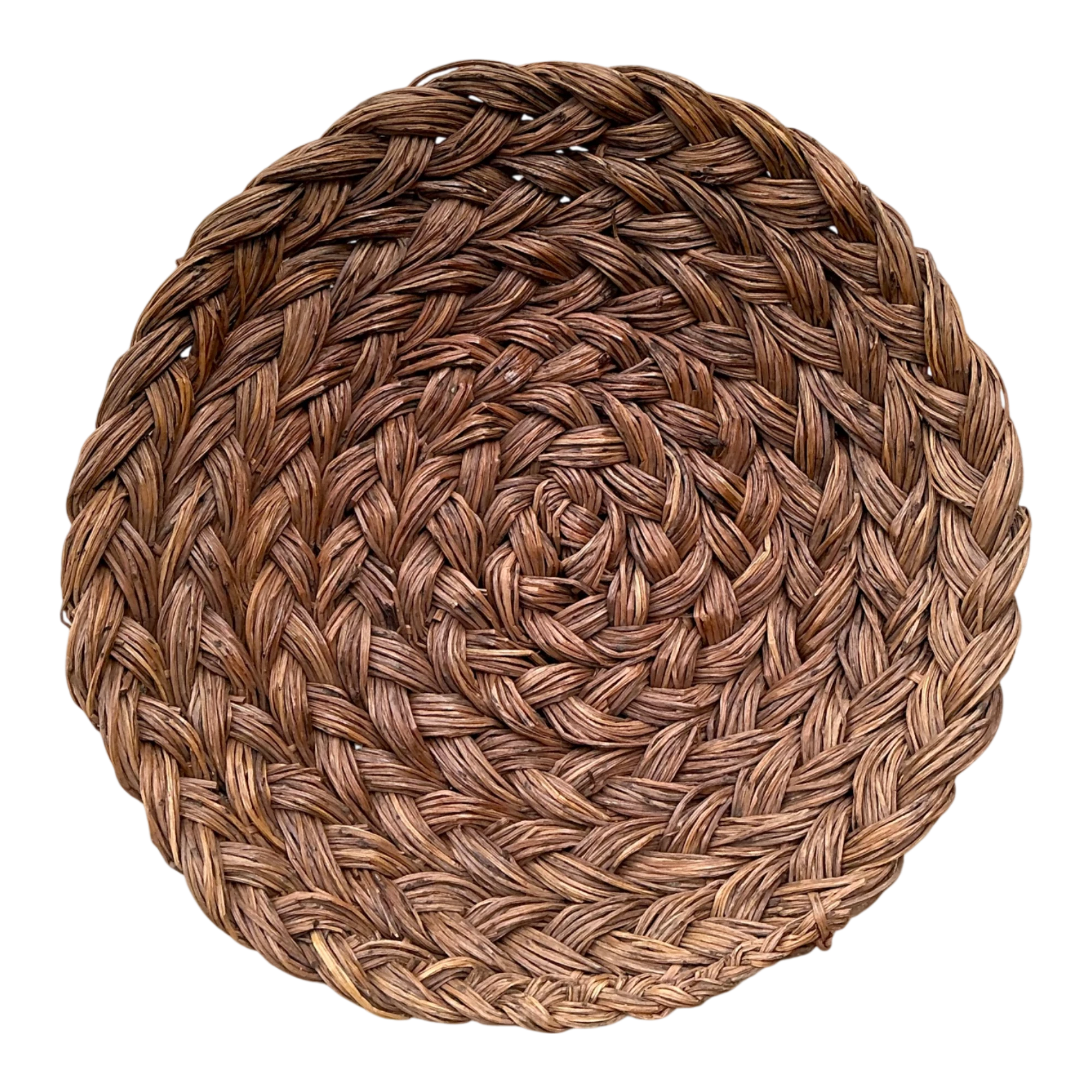 Vintage Handwoven Rattan  Bowl — additional photo 1