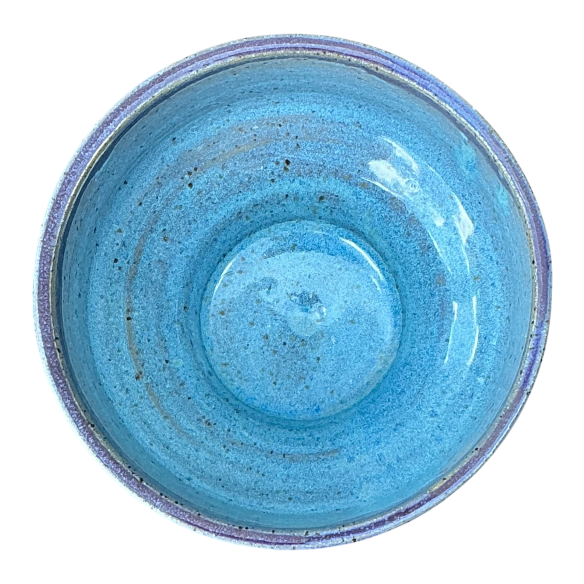 Handcrafted Blue and White Ceramic Bowl — additional photo 1
